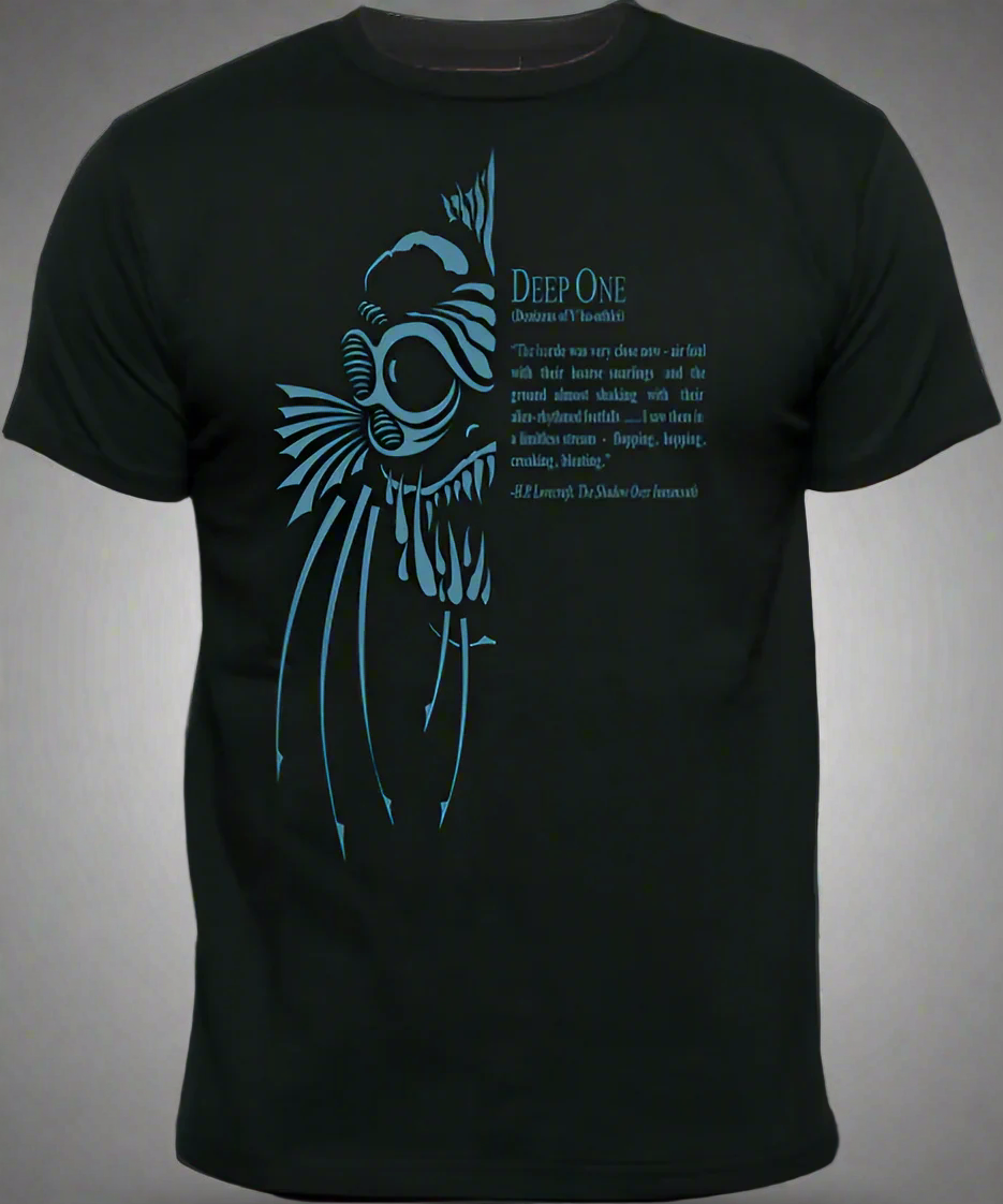 Lovecraft Inspired 'Deep One' T-Shirt I Arkham Horror I Eldritch I Cthulhu