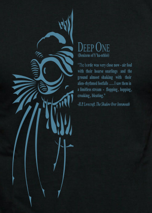 Lovecraft Inspired 'Deep One' T-Shirt I Arkham Horror I Eldritch I Cthulhu