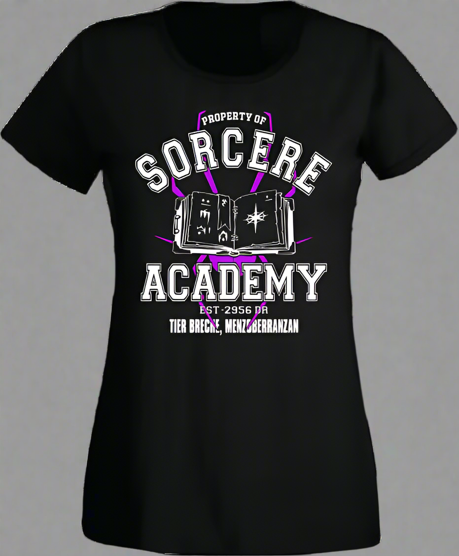 D&D Inspired 'Sorcere Academy' T-Shirt IMenzoberranzan I Wizards I Forgotten Realms