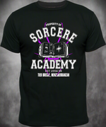 D&D Inspired 'Sorcere Academy' T-Shirt IMenzoberranzan I Wizards I Forgotten Realms
