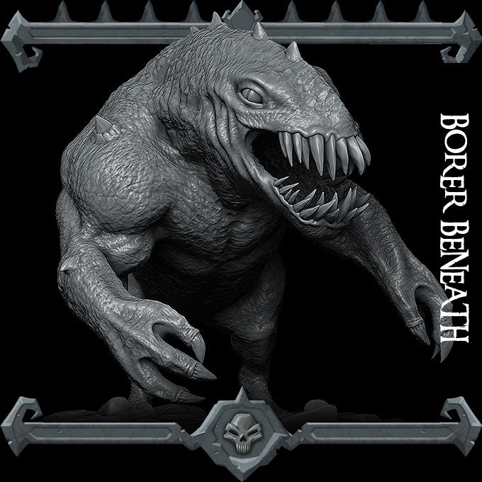 BORER BENEATH - Miniature | All Sizes | Dungeons and Dragons | Pathfinder | War Gaming