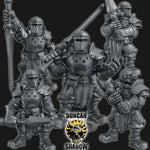 Holy Warriors with Great Swords Resin Miniature Models for DnD | Tabletop Gaming I Warhammer