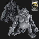 Female Stone Trolls Resin Miniature for DnD | Tabletop Gaming I Warhammer