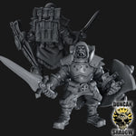 Holy Warriors with Swords and Shields Resin Miniature Models for DnD | Tabletop Gaming I Warhammer