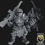 Holy Warriors with Rifles Resin Miniature Models for DnD | Tabletop Gaming I Warhammer
