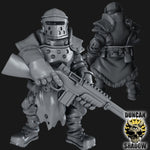 Holy Warriors with Rifles Resin Miniature Models for DnD | Tabletop Gaming I Warhammer