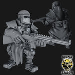 Holy Warriors with Rifles Resin Miniature Models for DnD | Tabletop Gaming I Warhammer