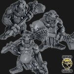 Stone Trolls With Great Weapons Resin Miniatures for DnD | Tabletop Gaming I Warhammer