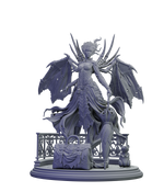 Carmilla Voss, The Crimson Widow – Premium Gothic Vampire Display Model | Ultra‑Detail 3D Printed Resin Figure