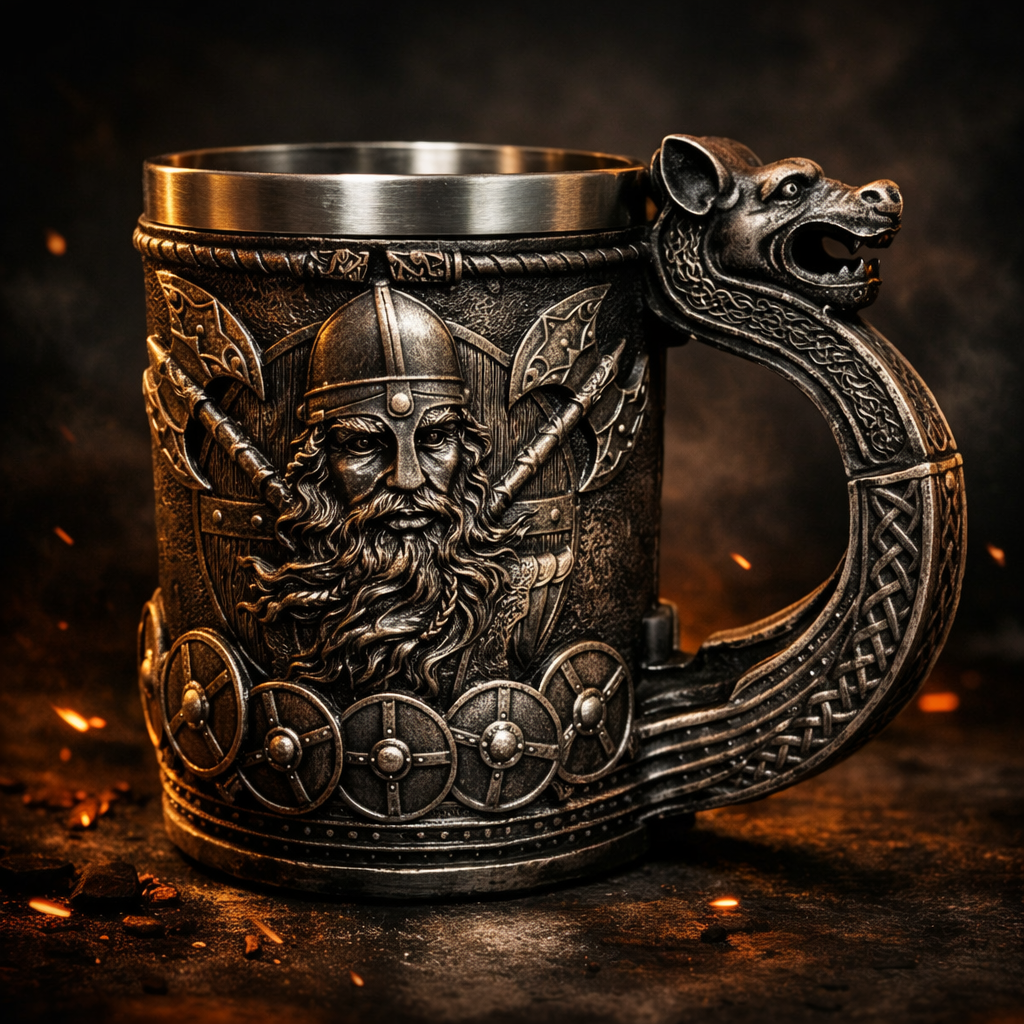 Viking Longboat Tankard
