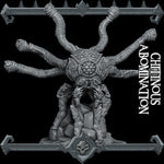 a black and white photo of a demonic creature