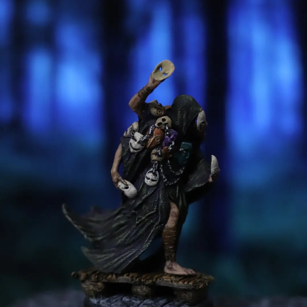 a figurine of a skeleton carrying a skeleton