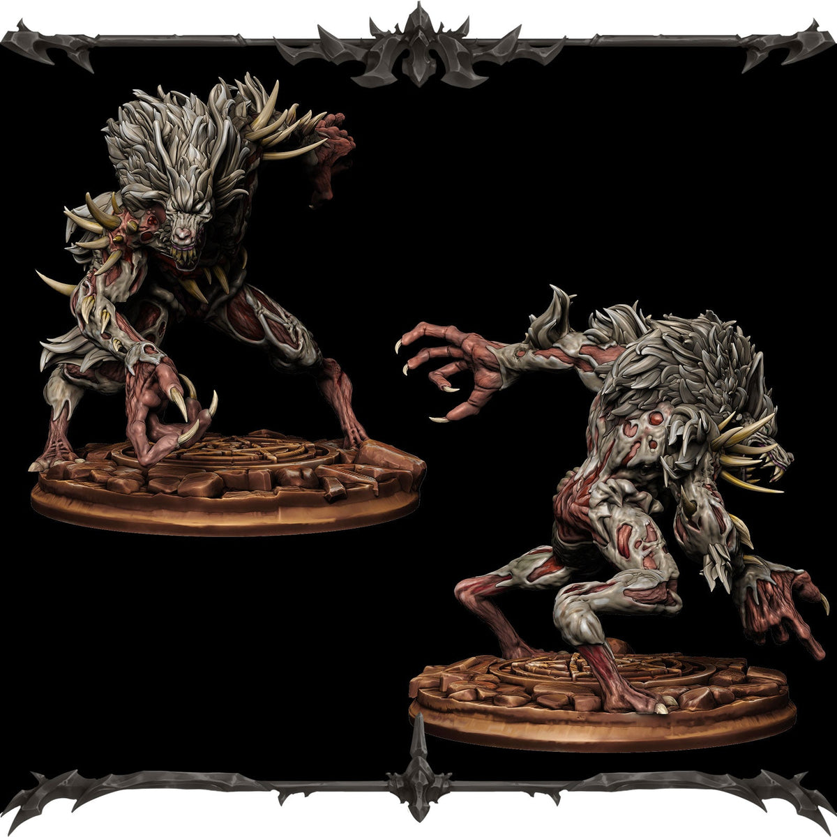 CORRUPTED WEREWOLF - RPG Darkheim Collection | Dungeons and Dragons Models | Epic Miniatures l 3D Printed Resin Figurines l Grimdark Mini