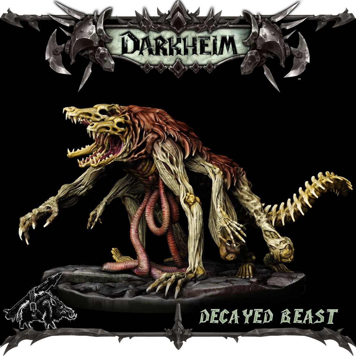 DECAYED BEAST - RPG Darkheim Collection | Dungeons and Dragons Models | Epic Miniatures l 3D Printed Resin Figurines l Grimdark Mini