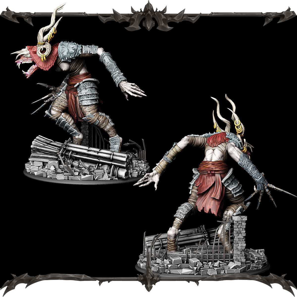 VISCOUNTESS OF BLASPHEMY - RPG DARKHEIM COLLECTION | Dungeons and Dragons | Pathfinder | Epic Miniatures l 3D Printed Resin Miniatures l Grimdark