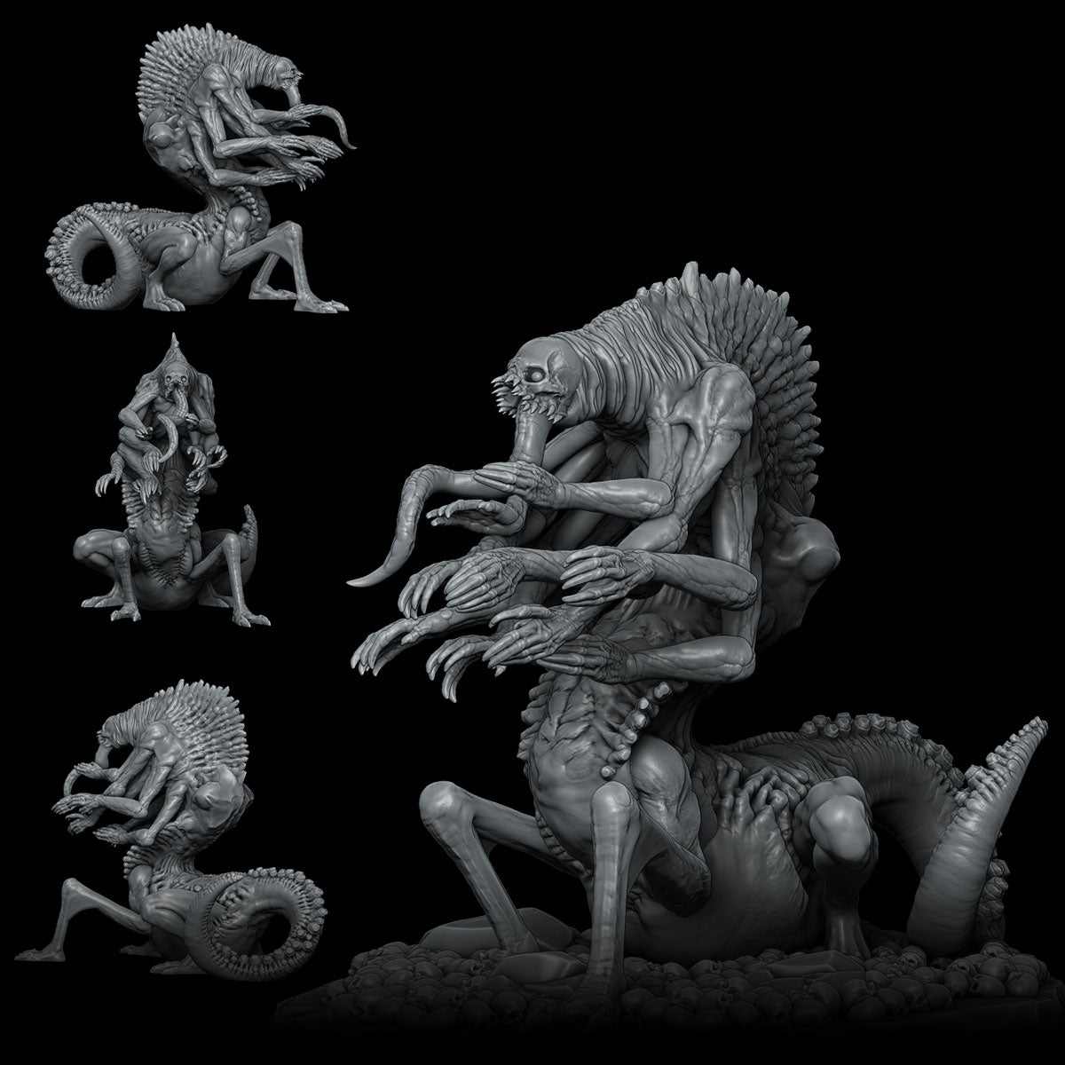 DREAD STALKER - 3D Miniature Model | Dungeons and Dragons | Pathfinder | RPG