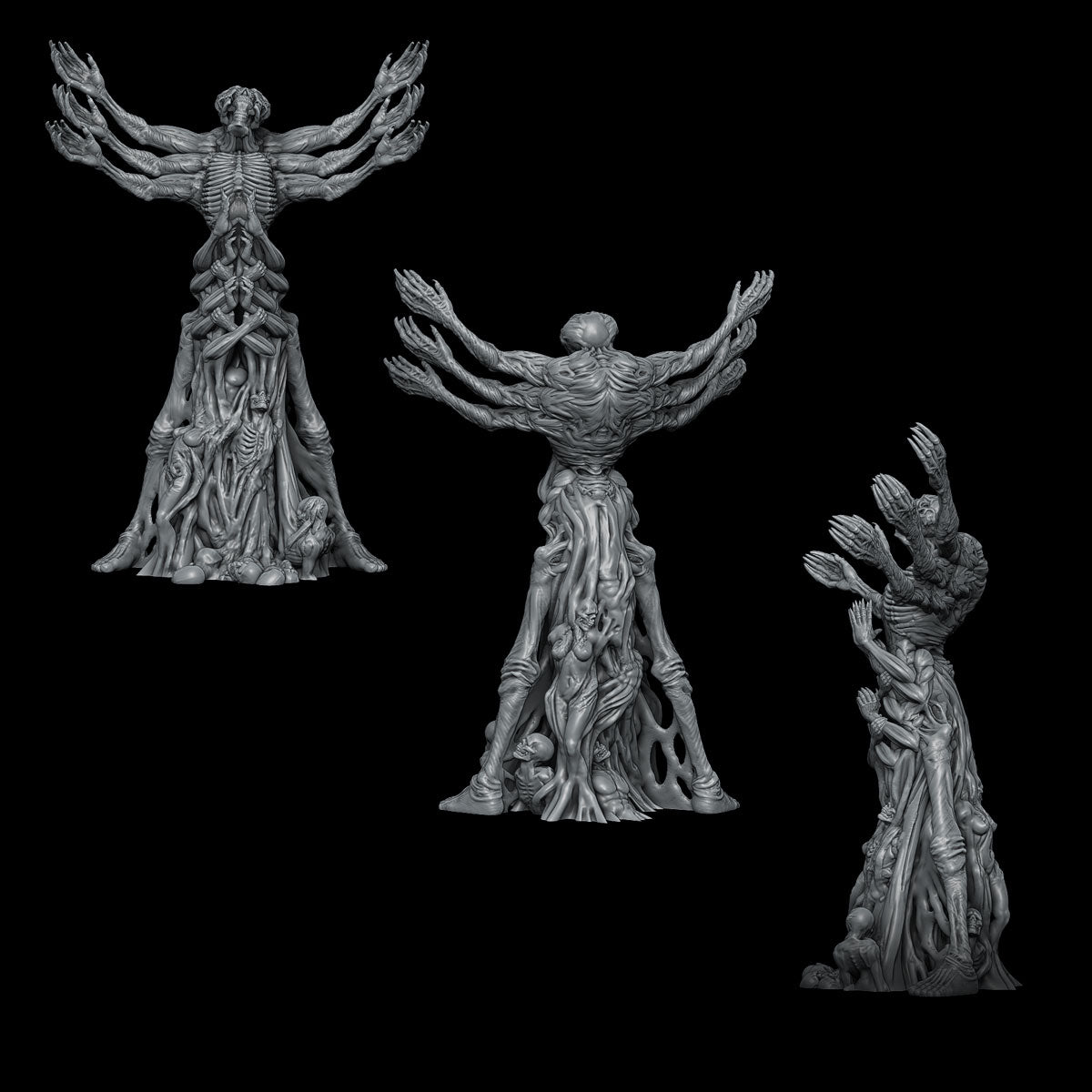 Sorter Of The Damned Demon Resin 3D Printed Fantasy Miniature D&D Tabletop RPG