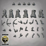 Dog Folk Rangers Multipart kit - Multipart Kit | DnD & Tabletop | 28mm
