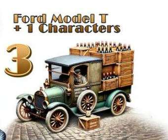 High Speed Horror - 1930's Vehicles/Cars Diorama: RPG & Tabletop Board Games