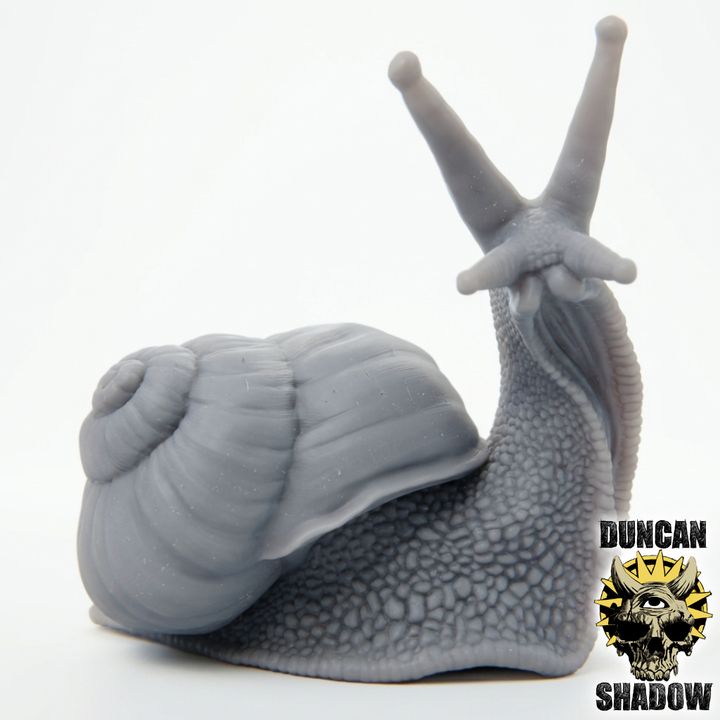 Giant Snails - Resin Miniature for DnD & Tabletop Games | 28mm/32mm