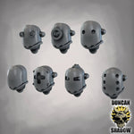 Goblin Armoured heads - Kitbash Bits | Conversion Parts | 28mm
