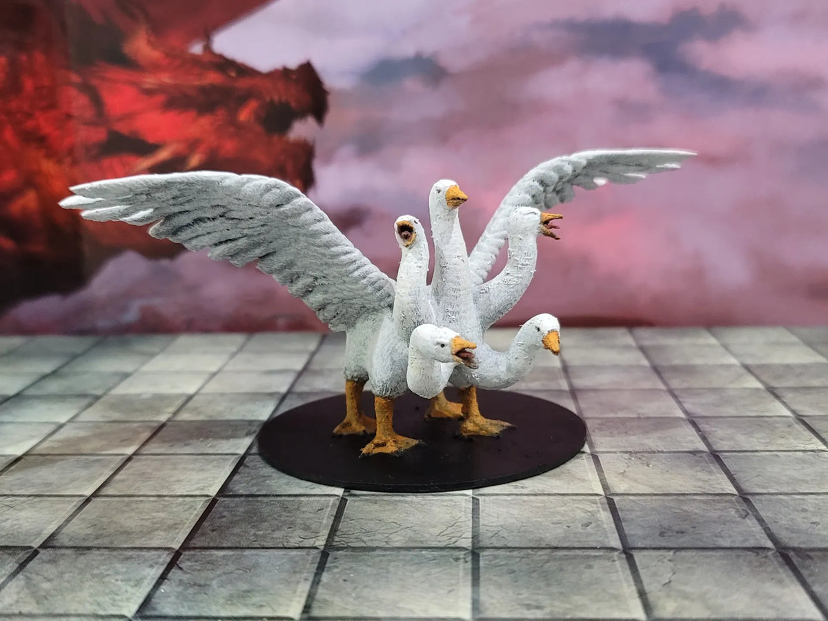 Goose Hydra Model "Honkdra" | DnD Miniatures l Resin Figurine