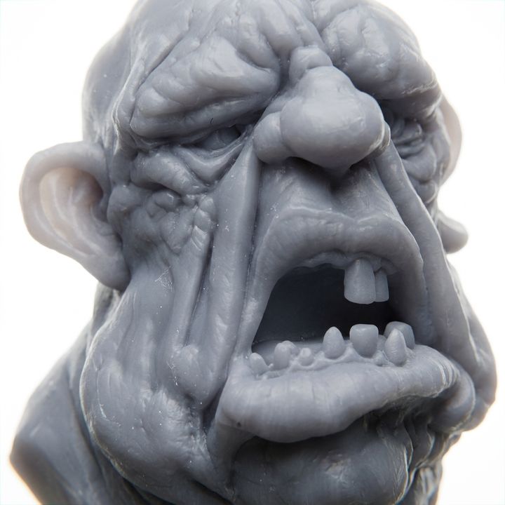 Hill Giant Bust 3 - Display Bust | 1:4 Scale (~70mm)