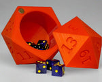 D20 Magnetic Lock Dice Storage Box | Xmas Present | MTG D&D Gift