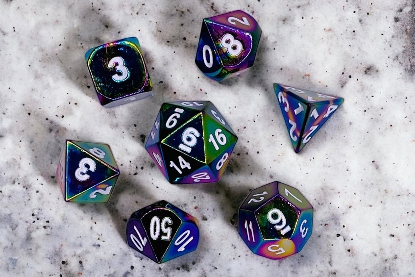 Rainbow Dice Set