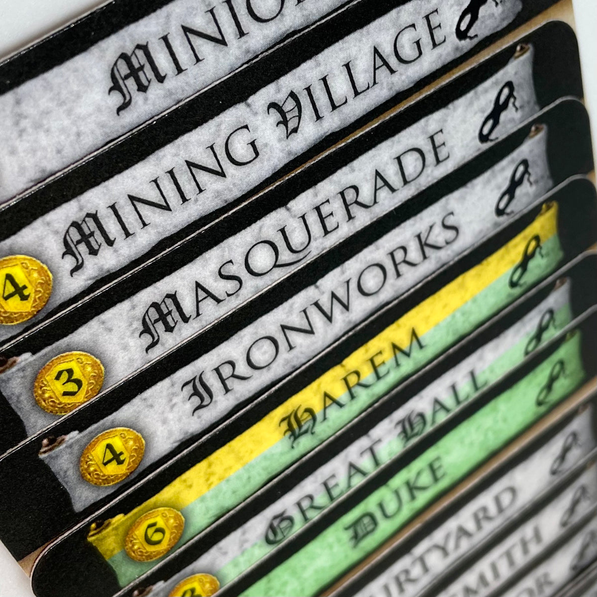 Dominion - INTRIGUE- Game Card Dividers - High Quality Printed Cards