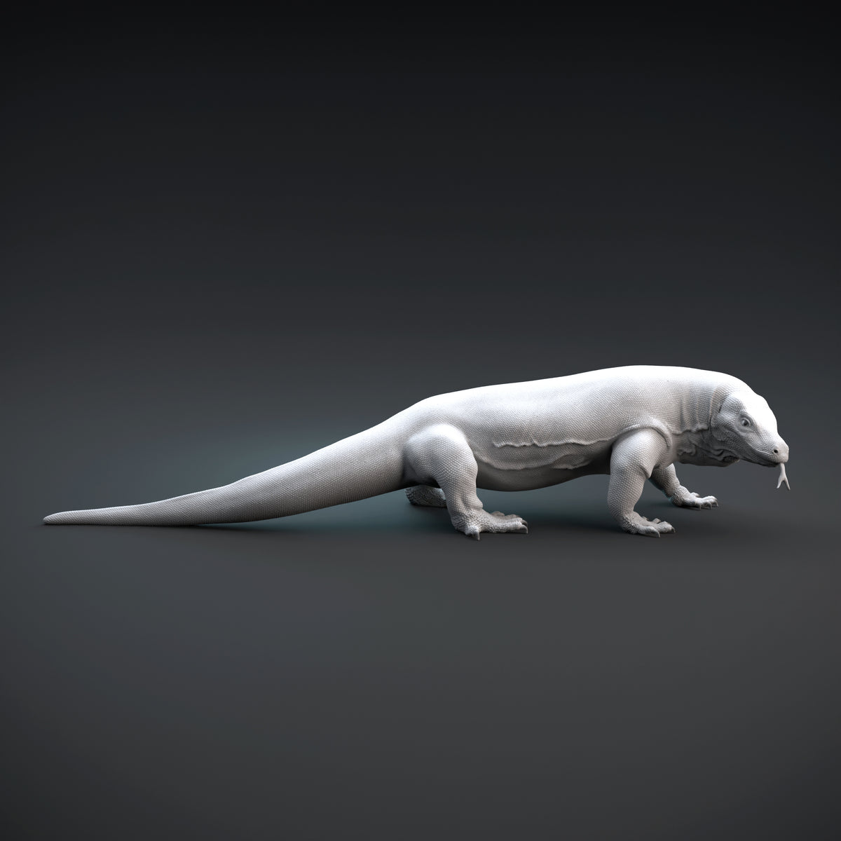 Komodo Dragon Resin Model Miniature for Dungeons & Dragons | Board RPGs I Pre-Historic