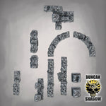 Low Walls Ruins Terrain - Terrain | DnD & Tabletop Games | 28mm