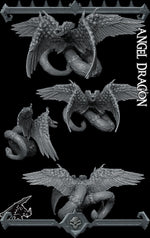 ANGEL DRAGON - Large Resin Model - Dungeons and Dragons | Tabletop Gaming
