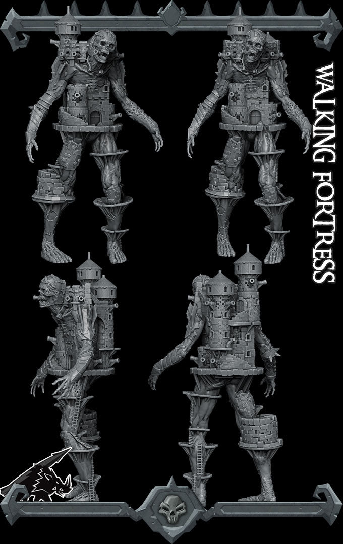 WALKING FORTRESS - EPIC SIZED STATUE | DUNGEONS AND DRAGONS | CTHULHU | PATHFINDER | WAR GAMING