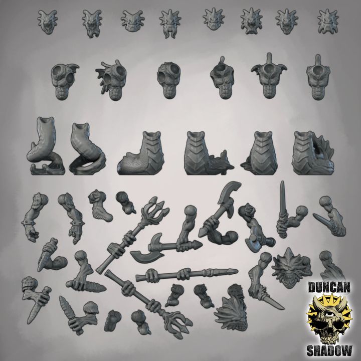 Merow multipart kit - Multipart Kit | DnD & Tabletop | 28mm