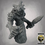 Merrow with Daggers - Resin Mini | DnD & Tabletop | 28mm