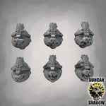 Mole Folk Miner heads - Kitbash Bits | Conversion Parts | 28mm