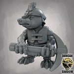 Mole Folk Miners - Resin Mini | DnD & Tabletop | 28mm