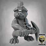 Mole Folk Miners - Resin Mini | DnD & Tabletop | 28mm