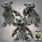 Raccoon Folk with Claws - Resin Mini | DnD & Tabletop | 28mm