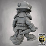 Raccoon Folk with Daggers - Resin Mini | DnD & Tabletop | 28mm