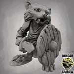 Raccoon Folk with Swords - Resin Mini | DnD & Tabletop | 28mm