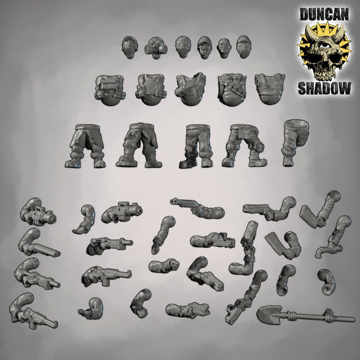 Raider Multipart Kit - Multipart Kit | DnD & Tabletop | 28mm