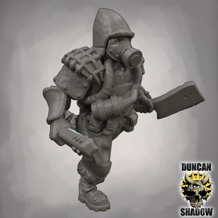 Raiders set 1 - Miniature Set | DnD & Tabletop | 28mm