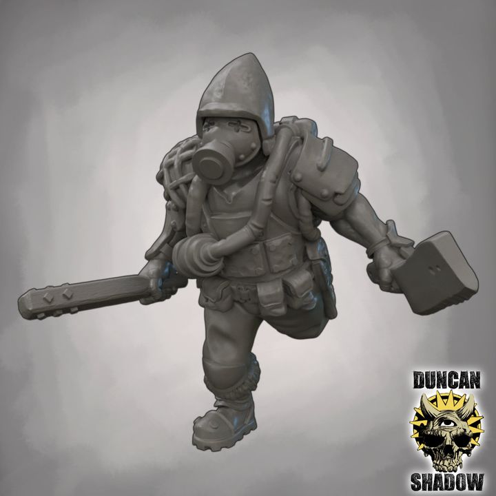 Raiders set 1 - Miniature Set | DnD & Tabletop | 28mm