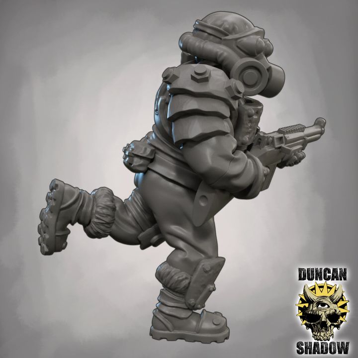 Raiders with Rifles - Resin Mini | DnD & Tabletop | 28mm