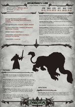 REANIMORPH LION - RPG DARKHEIM COLLECTION | Dungeons and Dragons | Pathfinder | Epic Miniatures l 3D Printed Resin Miniatures l Grimdark