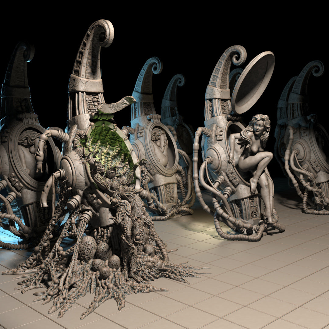 Waking Up To A Nightmare Diorama | Alien | Giger | Xenomorph | Sci Fi