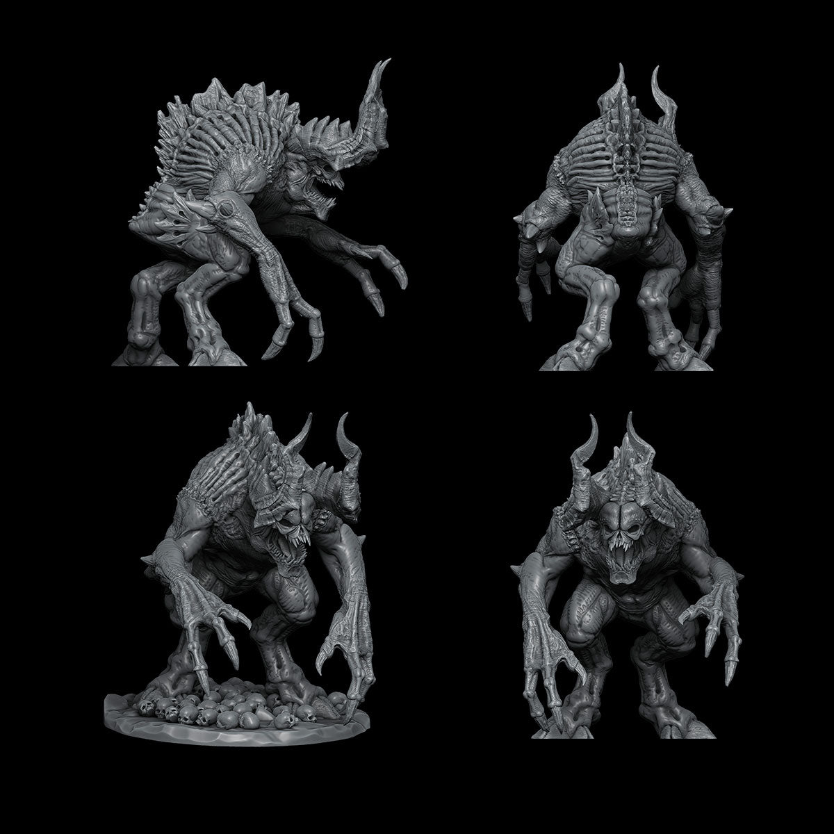 DEMON BEAST - Miniature | All Sizes | Dungeons and Dragons | Pathfinder | War Gaming