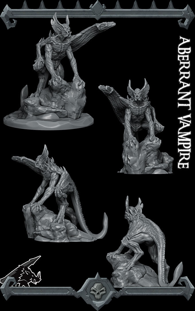 ABERRANT VAMPIRE - Miniature -All Sizes | Dungeons and Dragons | Pathfinder |